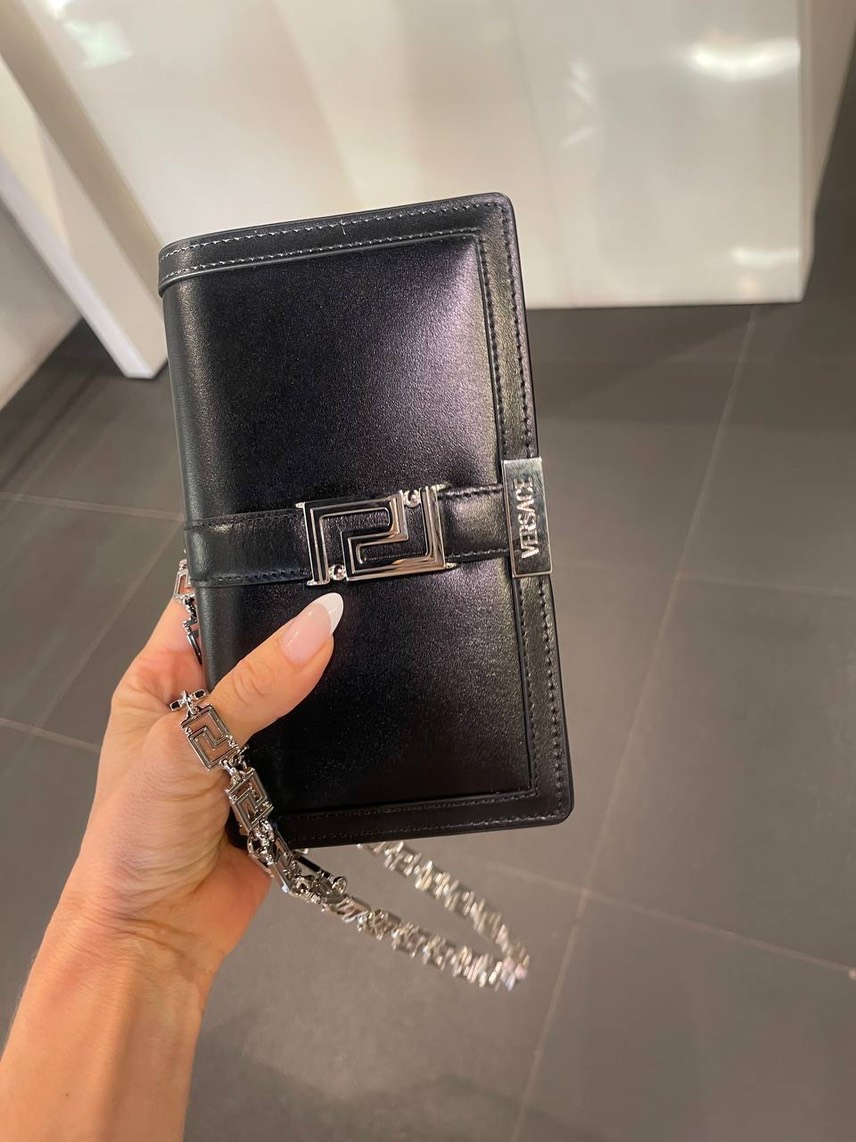 VERSACE Clutch bags side view - Women's luxury Bags