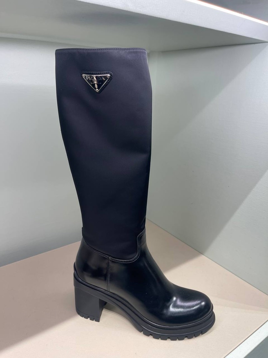 PRADA Boots front view - Women's luxury Shoes
