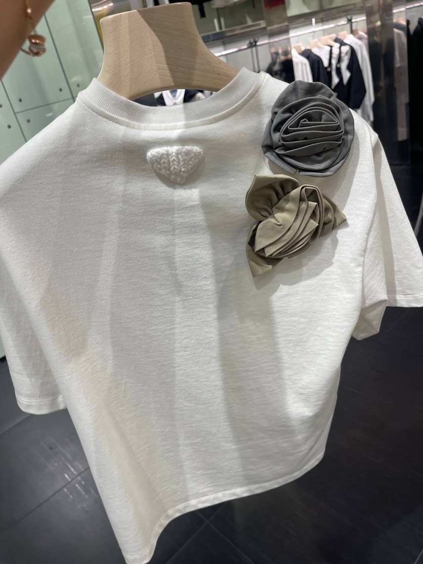 PRADA T-shirt and Polo side view - Women's luxury Clothes