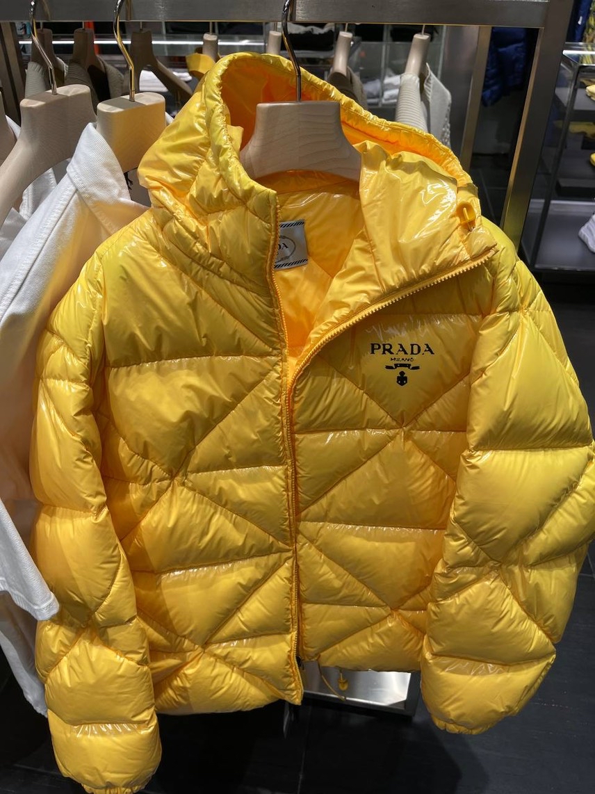 PRADA Down jacket front view - Women's luxury Clothes