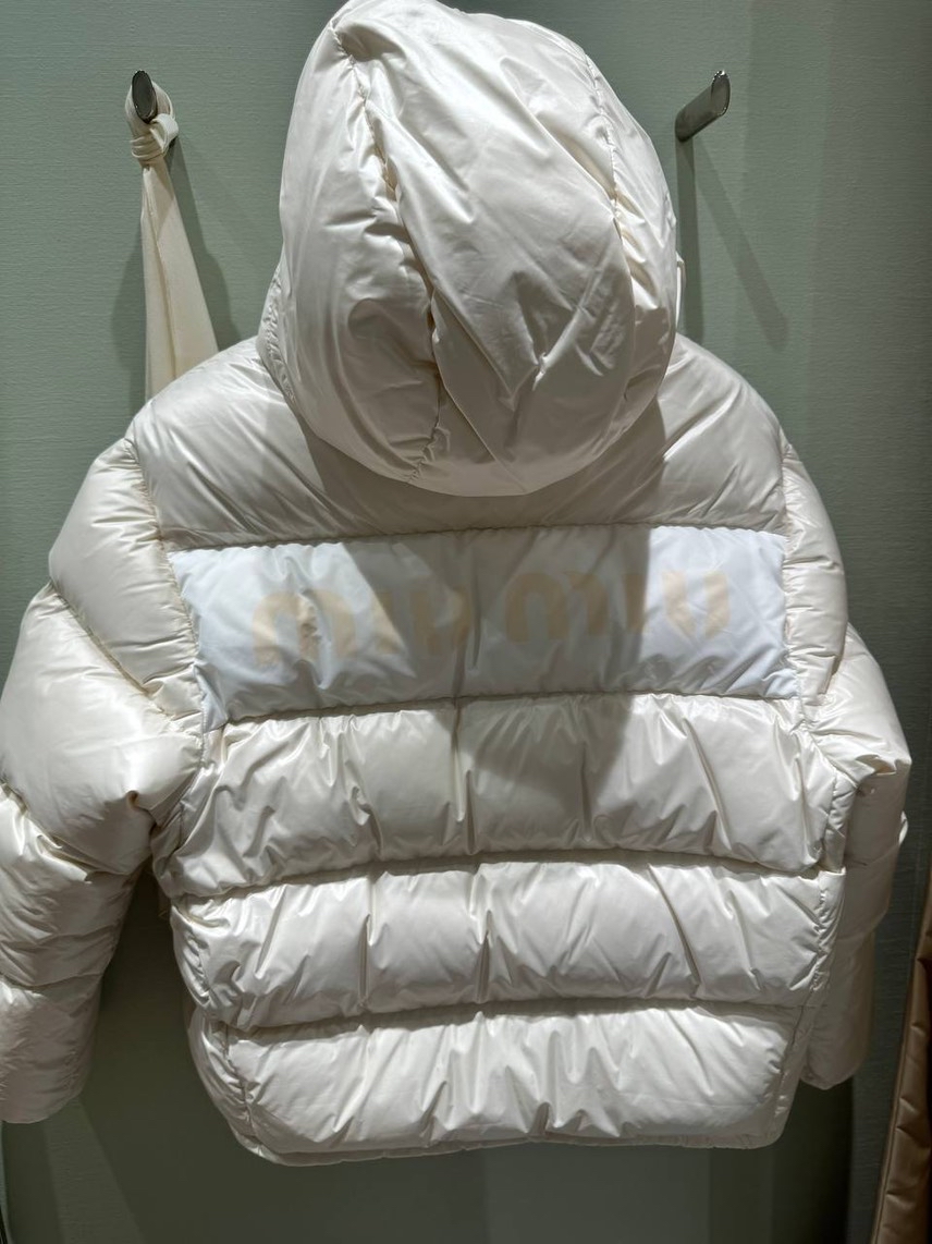 MIU MIU Down jacket side view - Women's luxury Clothes