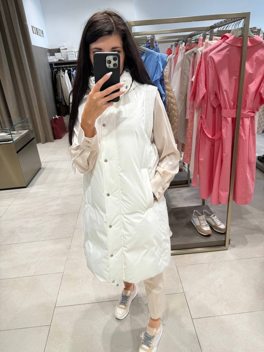 PESERICO Gilets front view - Women's luxury Clothes