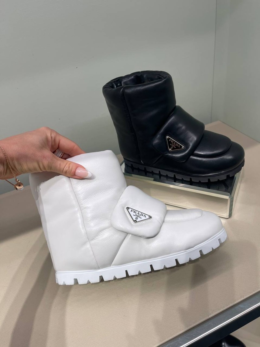 PRADA Boots front view - Women's luxury Shoes