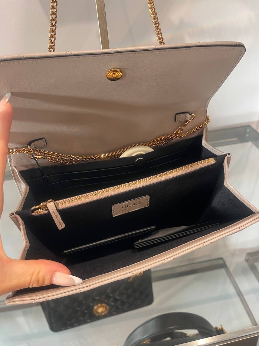 VERSACE Clutch bags side view - Women's luxury Bags