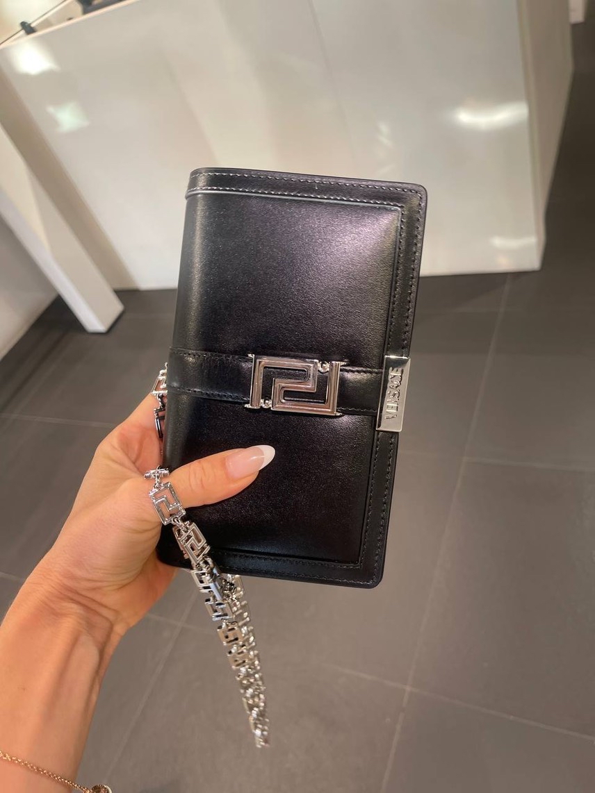 VERSACE Clutch bags side view - Women's luxury Bags