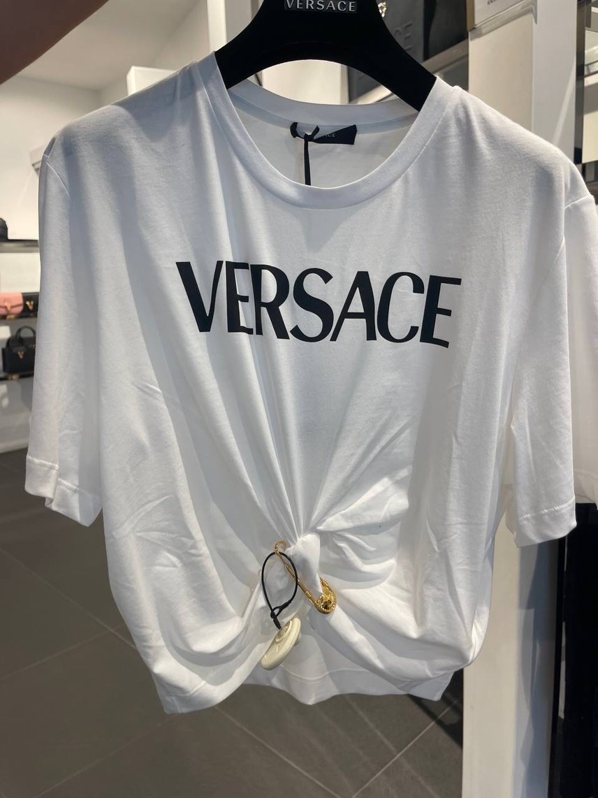 VERSACE T-shirt and Polo front view - Women's luxury Clothes