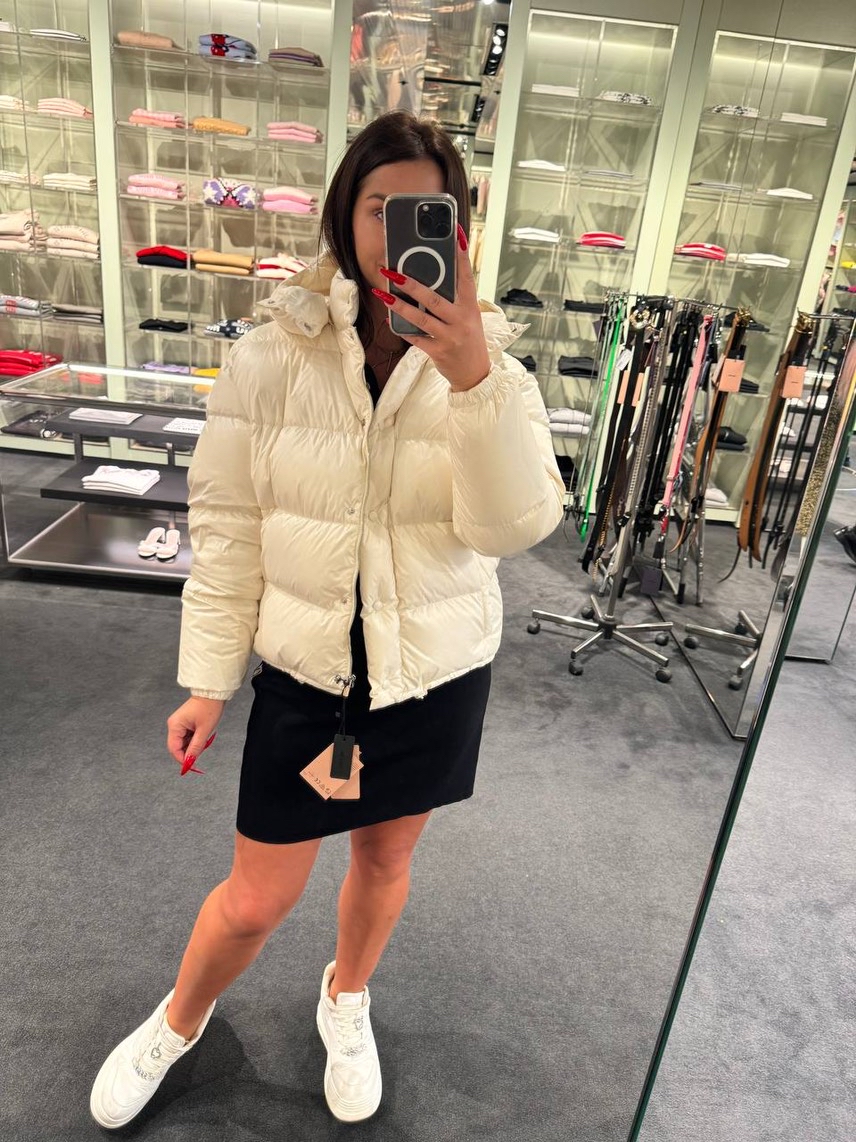 MIU MIU Down jacket front view - Women's luxury Clothes