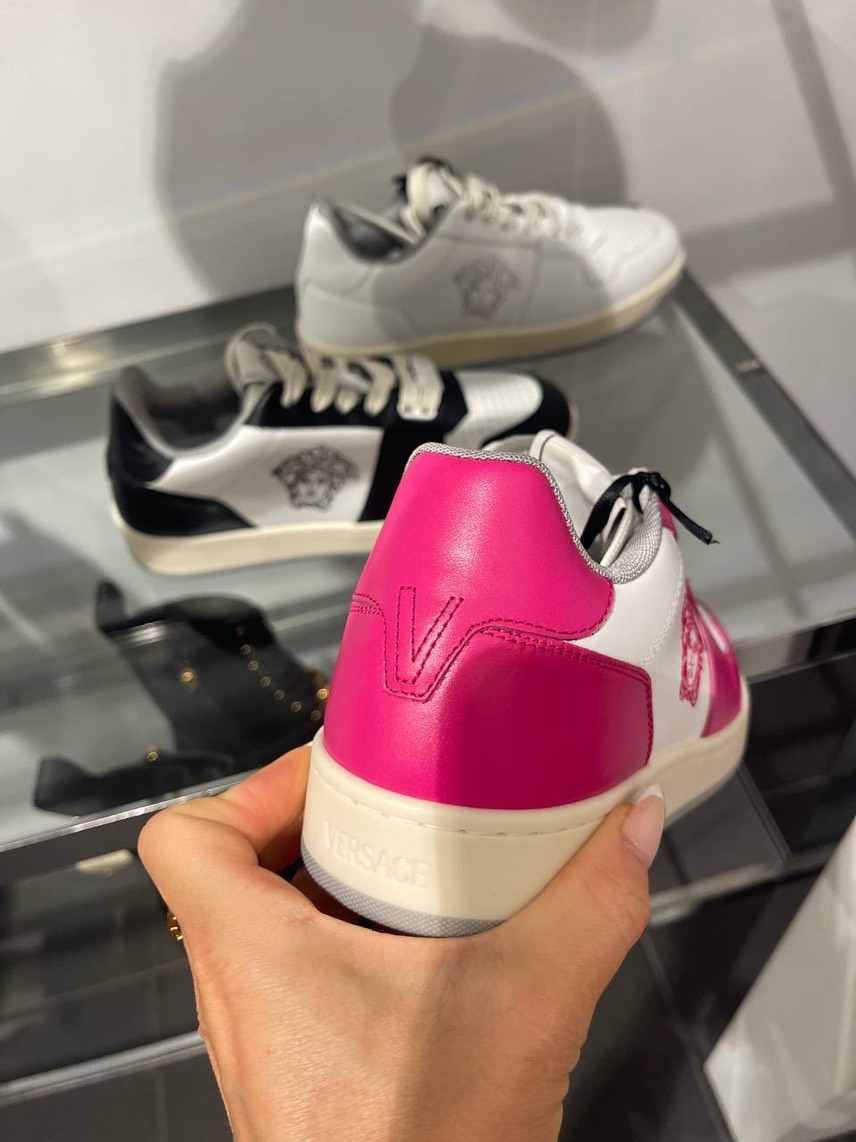 VERSACE Sneakers side view - Women's luxury Shoes