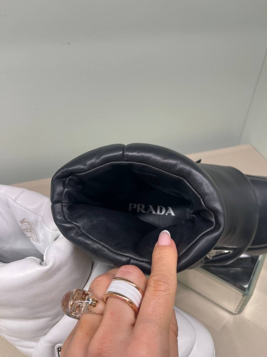 PRADA Boots side view - Women's luxury Shoes