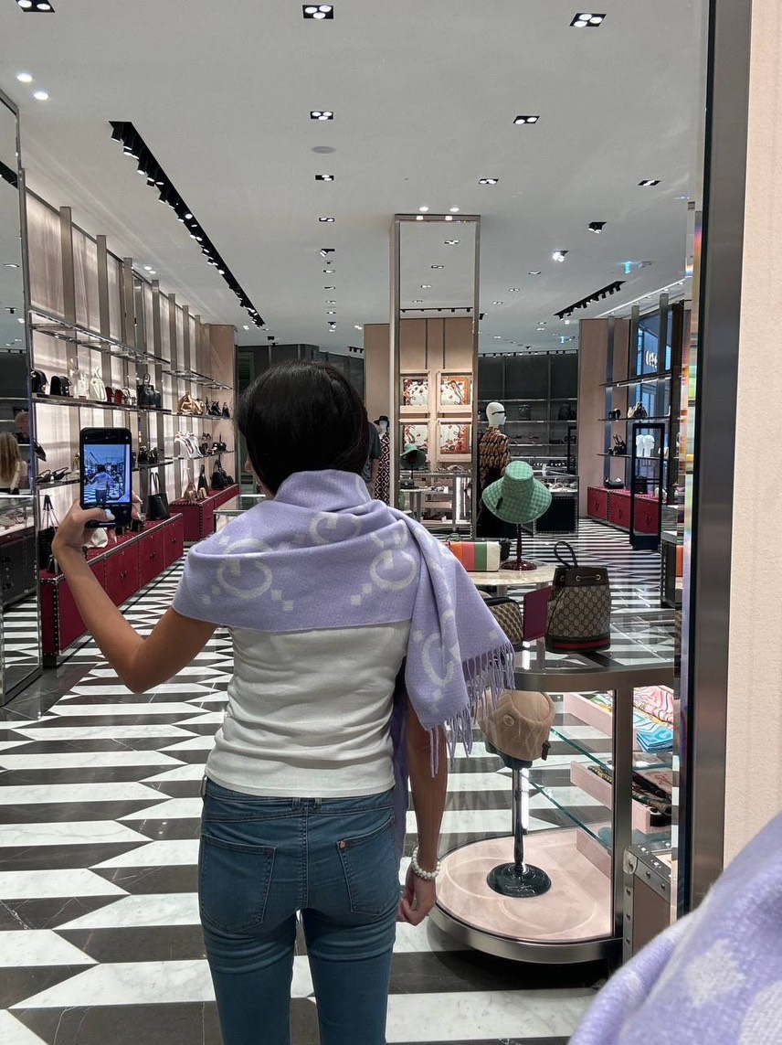 GUCCI Scarves side view - Women's luxury Accessories