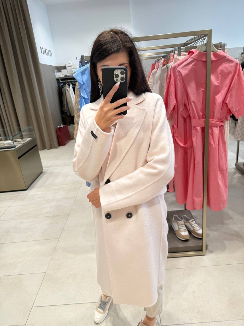 PESERICO Coats side view - Women's luxury Clothes