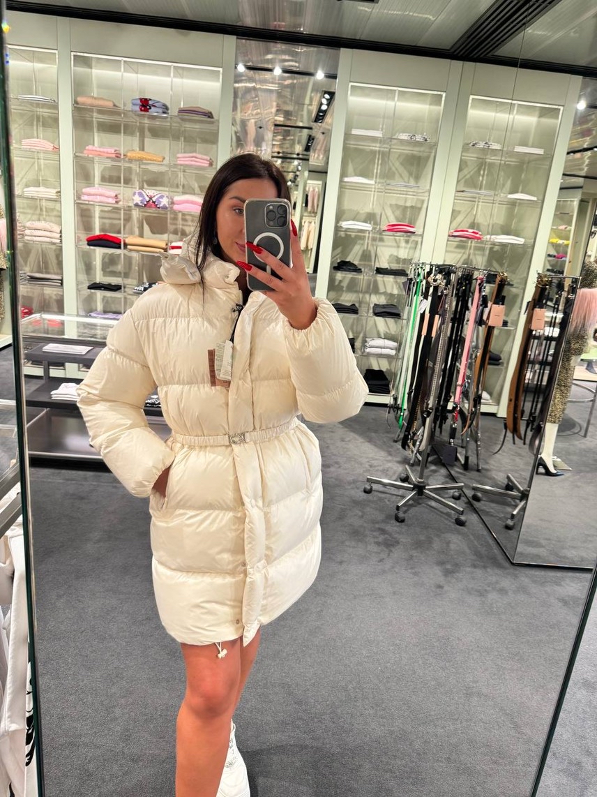 MIU MIU Down jacket front view - Women's luxury Clothes