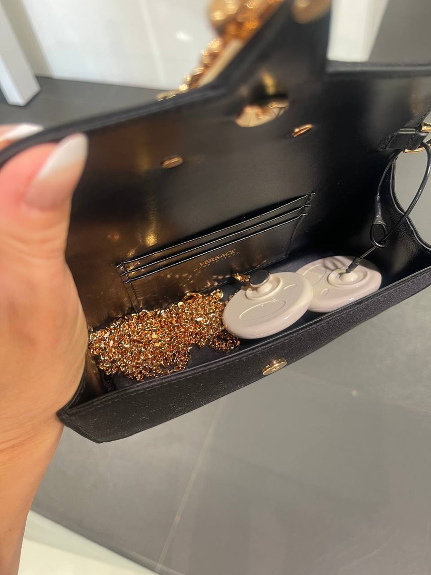 VERSACE Clutch bags side view - Women's luxury Bags