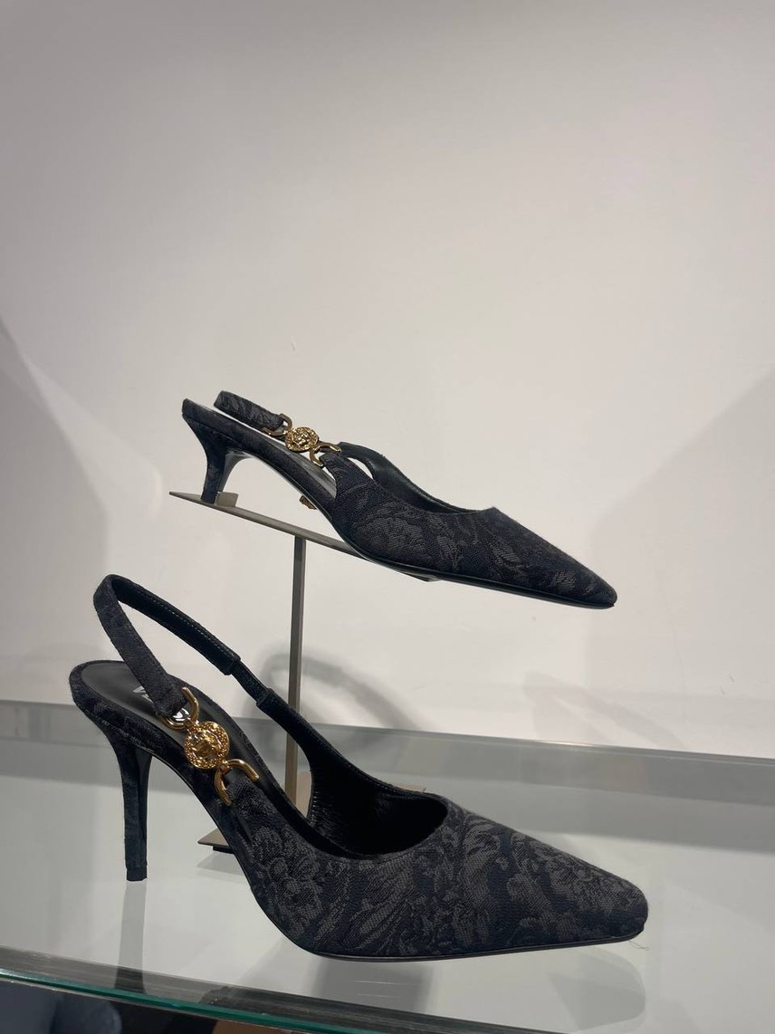 VERSACE Sandals side view - Women's luxury Shoes