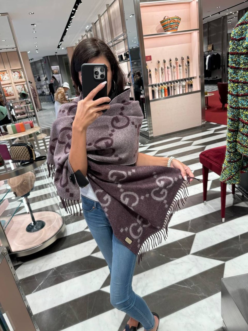 GUCCI Scarves side view - Women's luxury Accessories