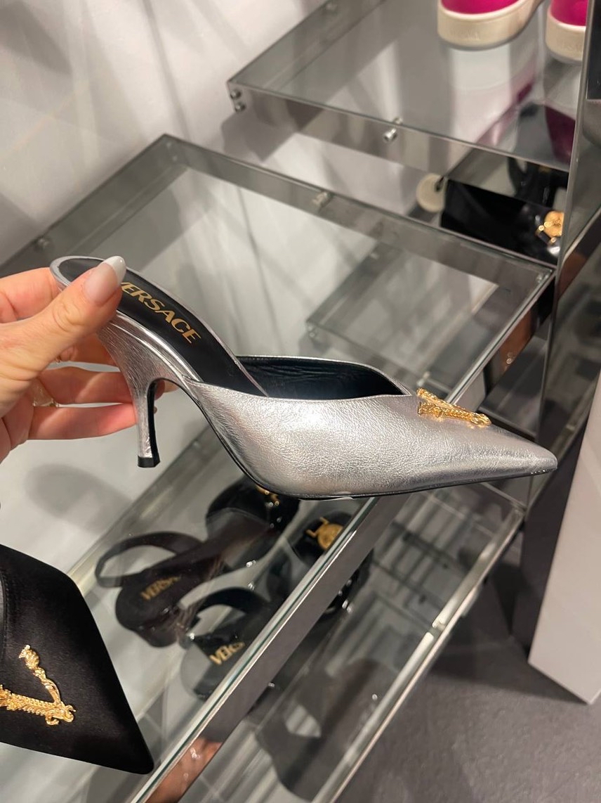 VERSACE Sandals front view - Women's luxury Shoes