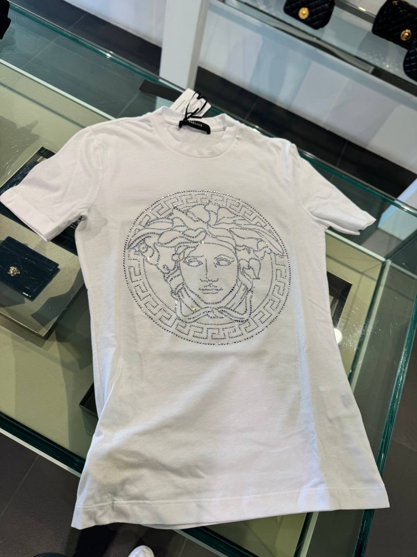 VERSACE T-shirt and Polo front view - Women's luxury Clothes