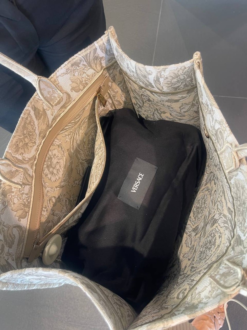 VERSACE Totes side view - Women's luxury Bags