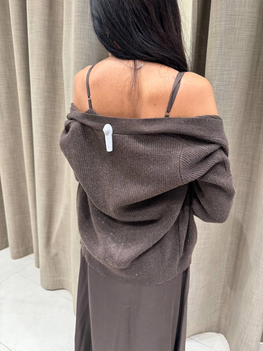 PESERICO Cardigans side view - Women's luxury Clothes
