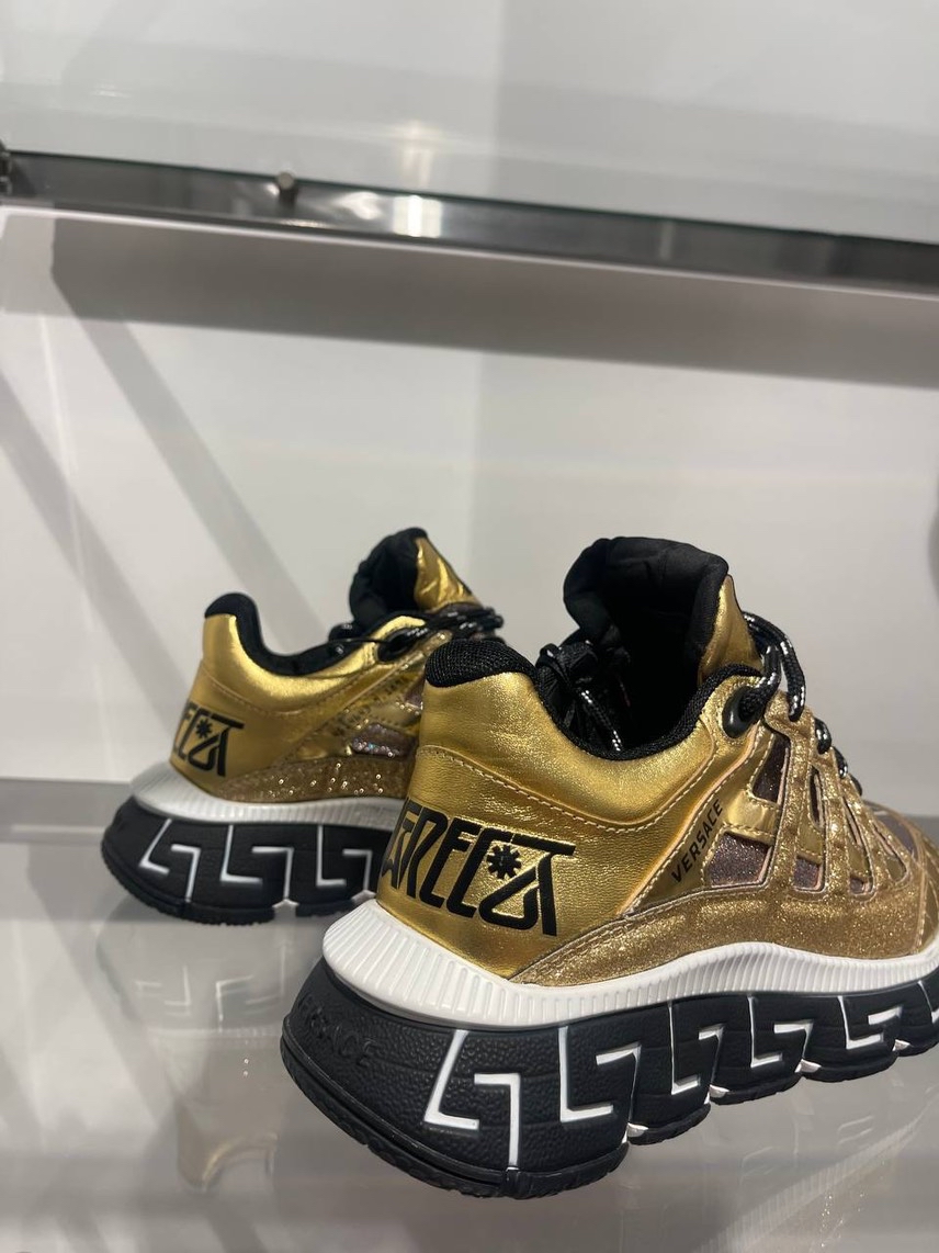 VERSACE Sneakers side view - Women's luxury Shoes