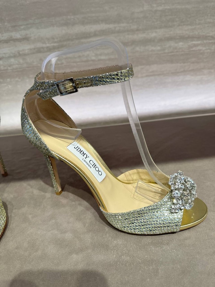 JIMMY CHOO Sandals side view - Women's luxury Shoes