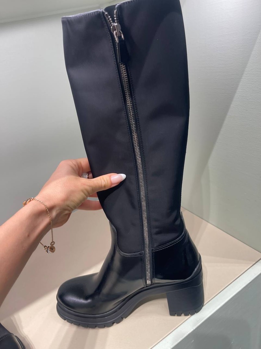 PRADA Boots side view - Women's luxury Shoes