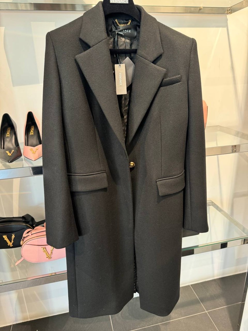 VERSACE Coats front view - Women's luxury Clothes