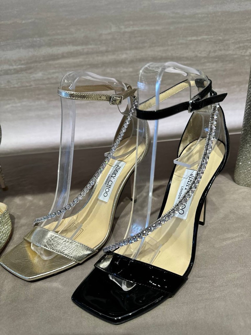 JIMMY CHOO Sandals side view - Women's luxury Shoes