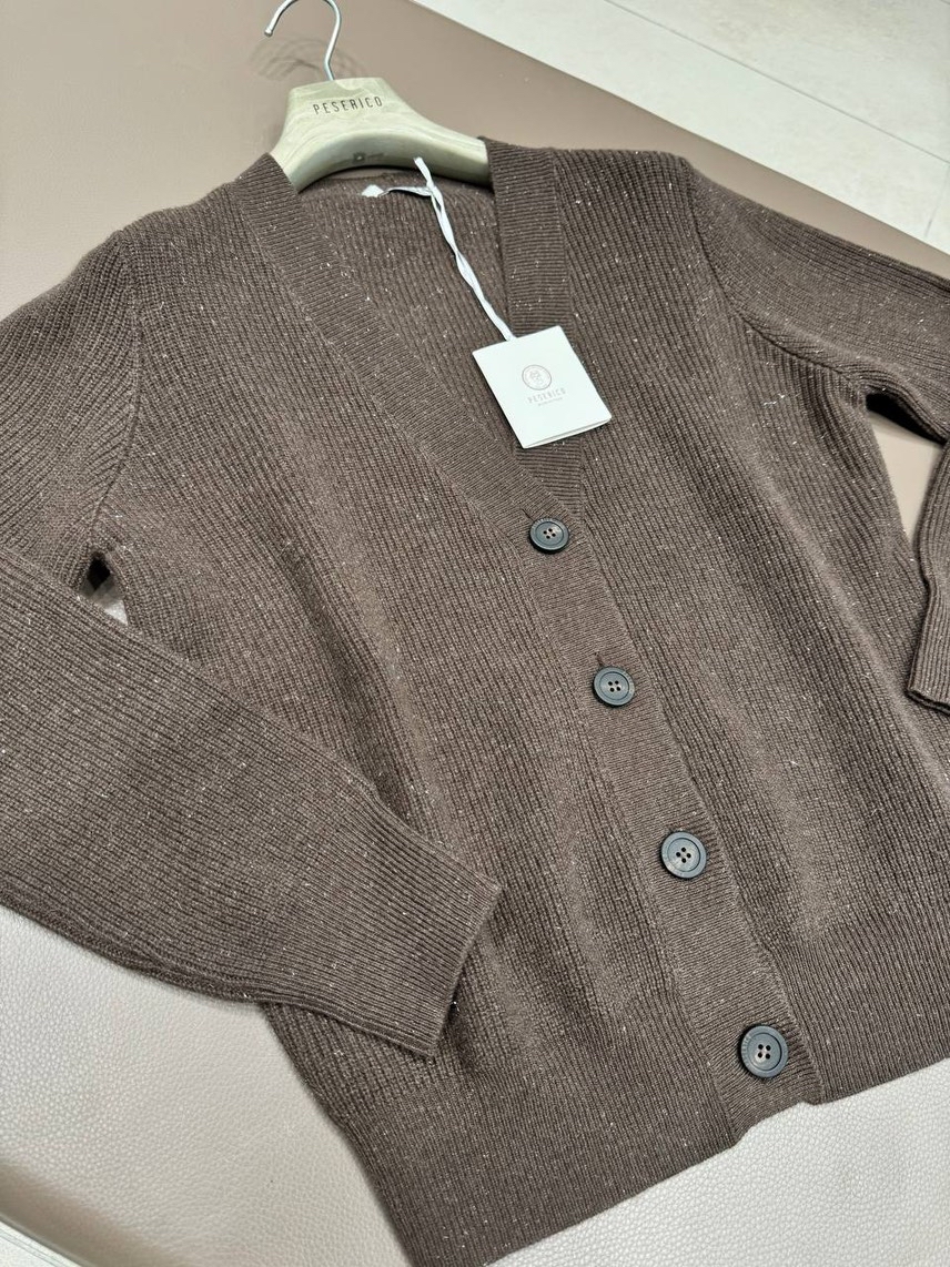 PESERICO Cardigans side view - Women's luxury Clothes