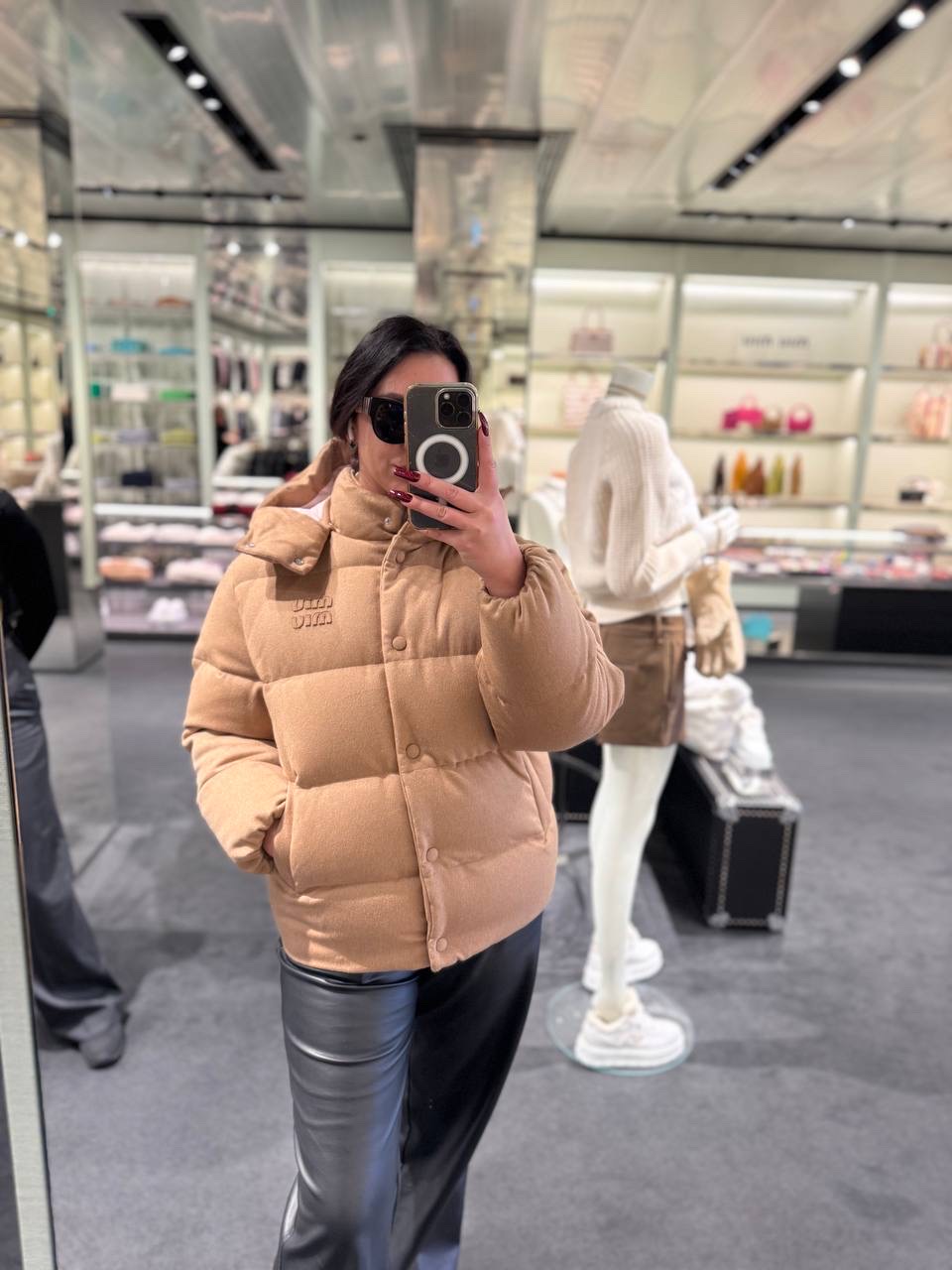 MIU MIU Down jacket side view - Women luxury Clothes