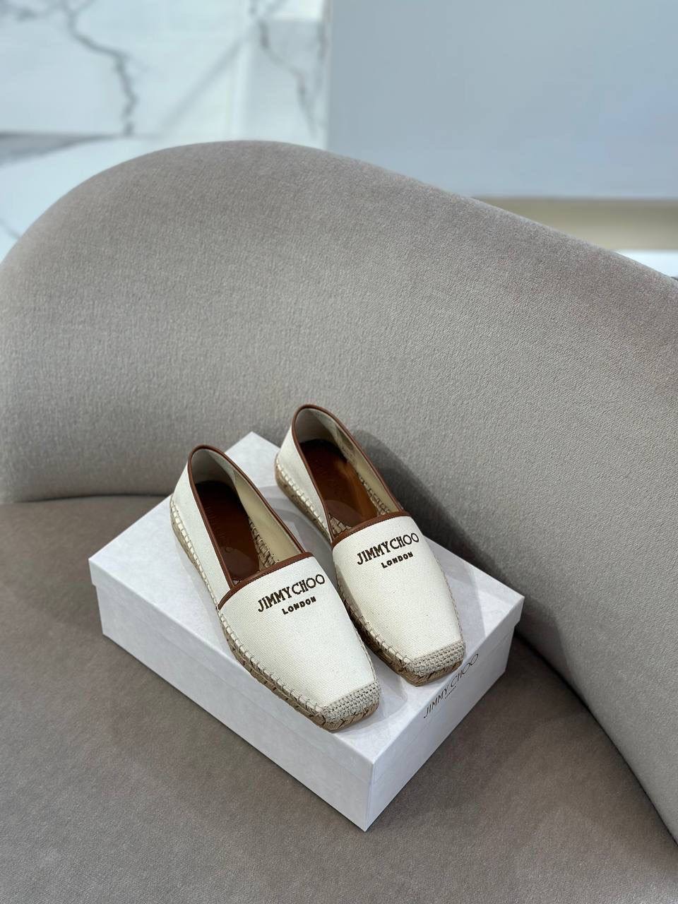 JIMMY CHOO Espadrilles side view - Women's luxury Shoes