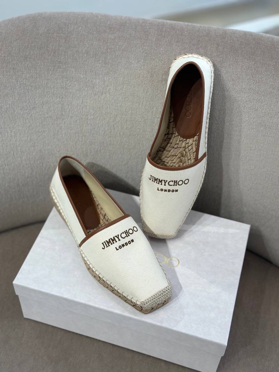 JIMMY CHOO Espadrilles side view - Women's luxury Shoes