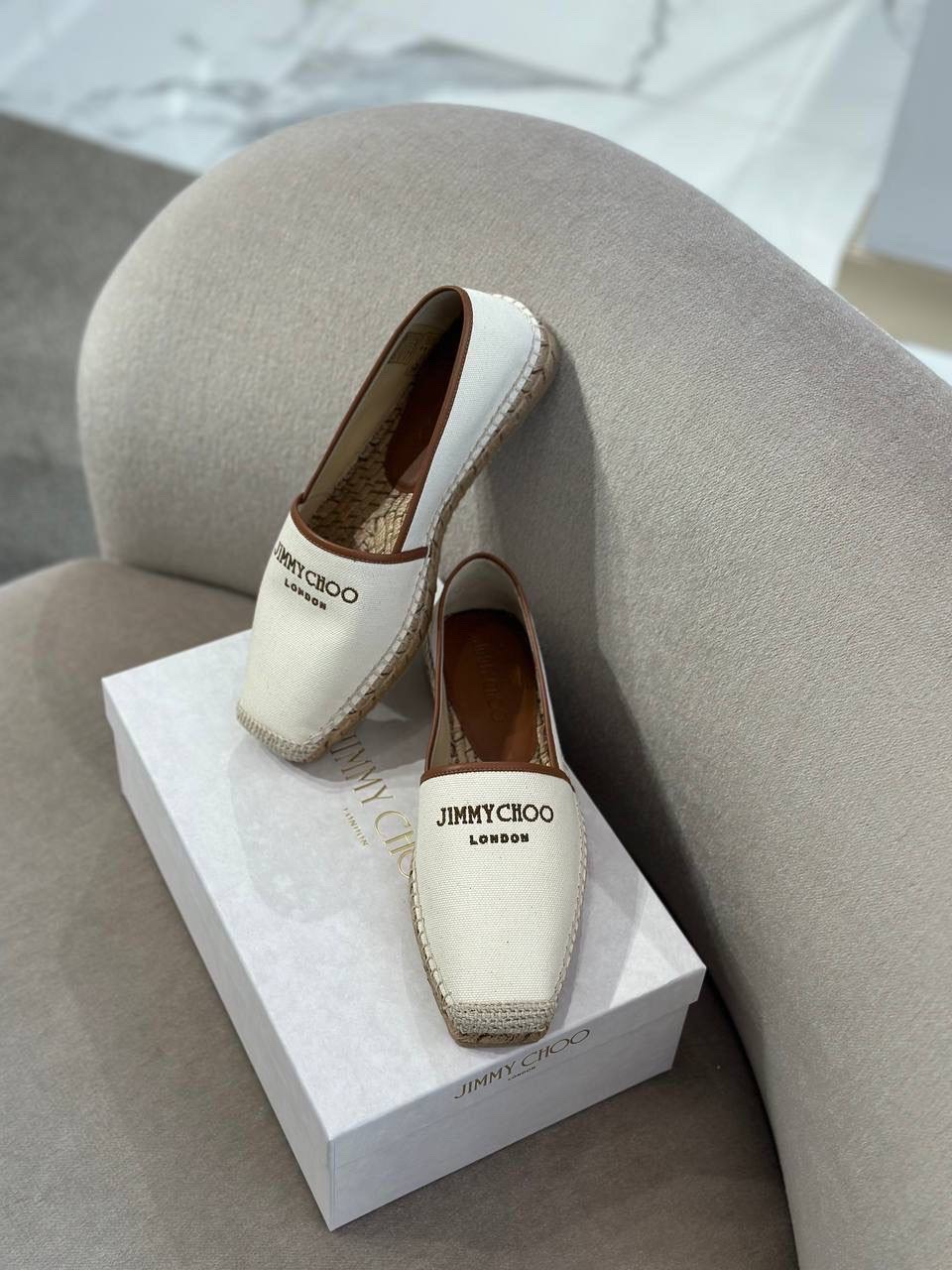JIMMY CHOO Espadrilles front view - Women's luxury Shoes