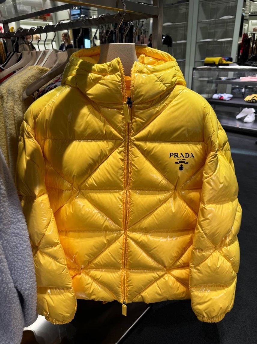 PRADA Down jacket front view - Women's luxury Clothes