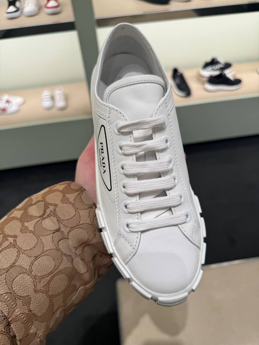 PRADA Sneakers side view - Women's luxury Shoes