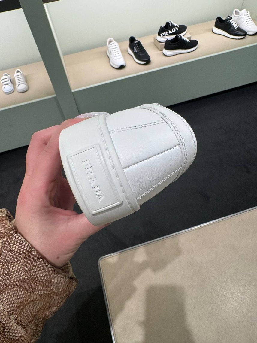 PRADA Sneakers side view - Women's luxury Shoes