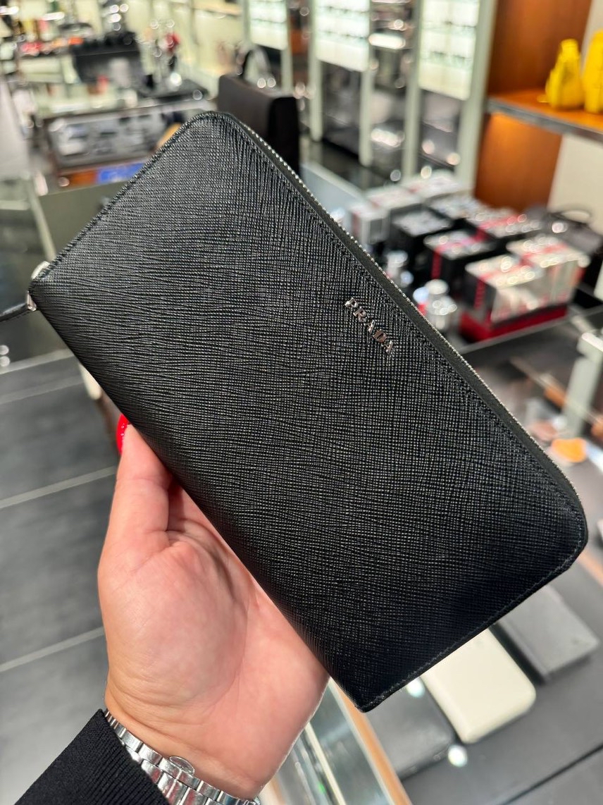 PRADA Wallets and small leather goods front view - Men's luxury Accessories