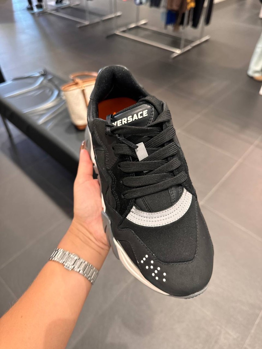 VERSACE Sneakers side view - Men's luxury Shoes