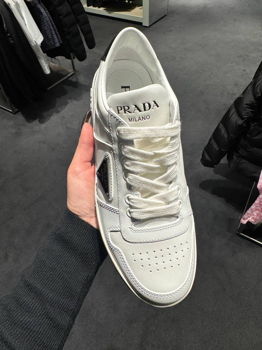 PRADA Sneakers side view - Women's luxury Shoes