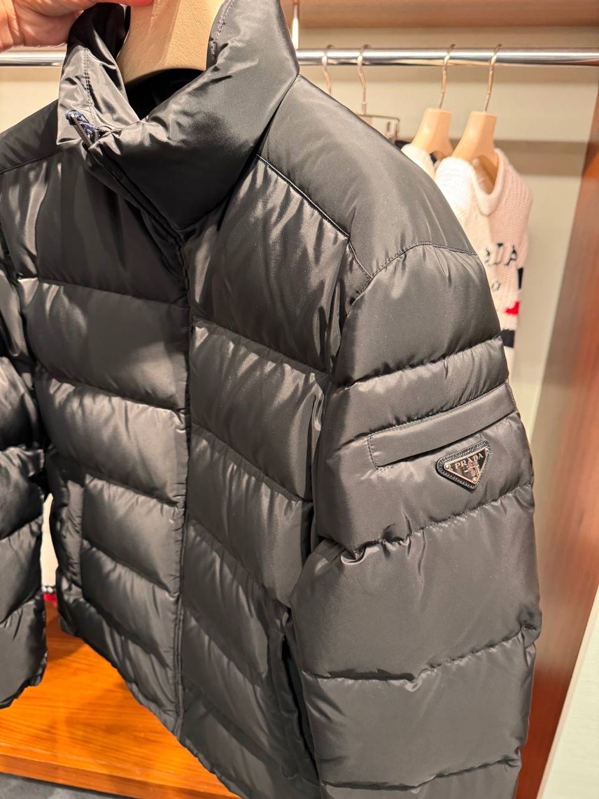 PRADA Down jacket side view - Men's luxury Clothes