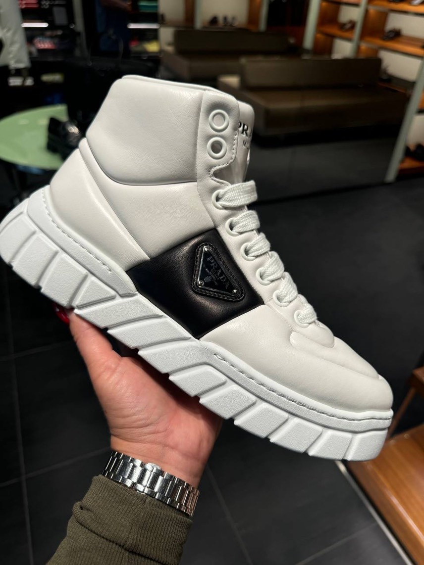 PRADA Sneakers front view - Men's luxury Shoes