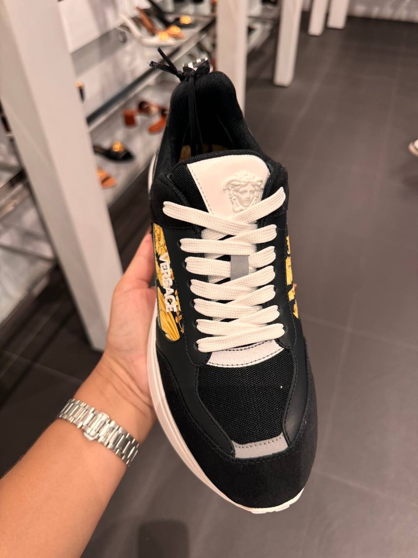 VERSACE Sneakers side view - Men's luxury Shoes