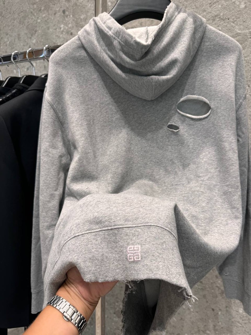 GIVENCHY Hoodies side view - Men's luxury Clothes