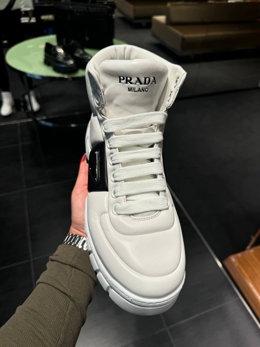 PRADA Sneakers side view - Men's luxury Shoes