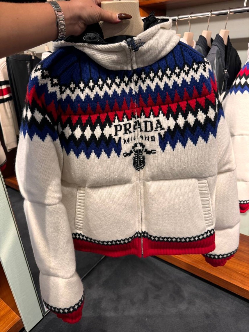 PRADA Down jacket front view - Men's luxury Clothes