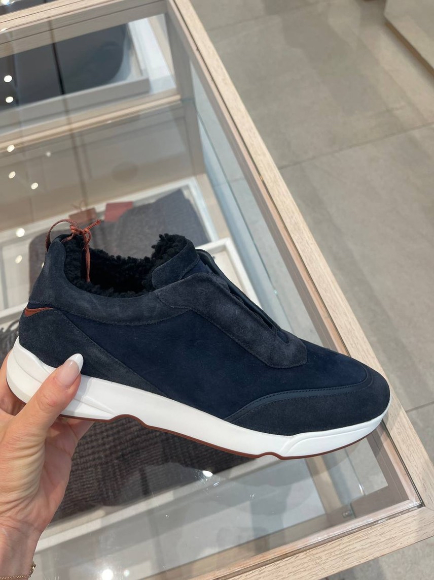 LORO PIANA Sneakers front view - Men's luxury Shoes