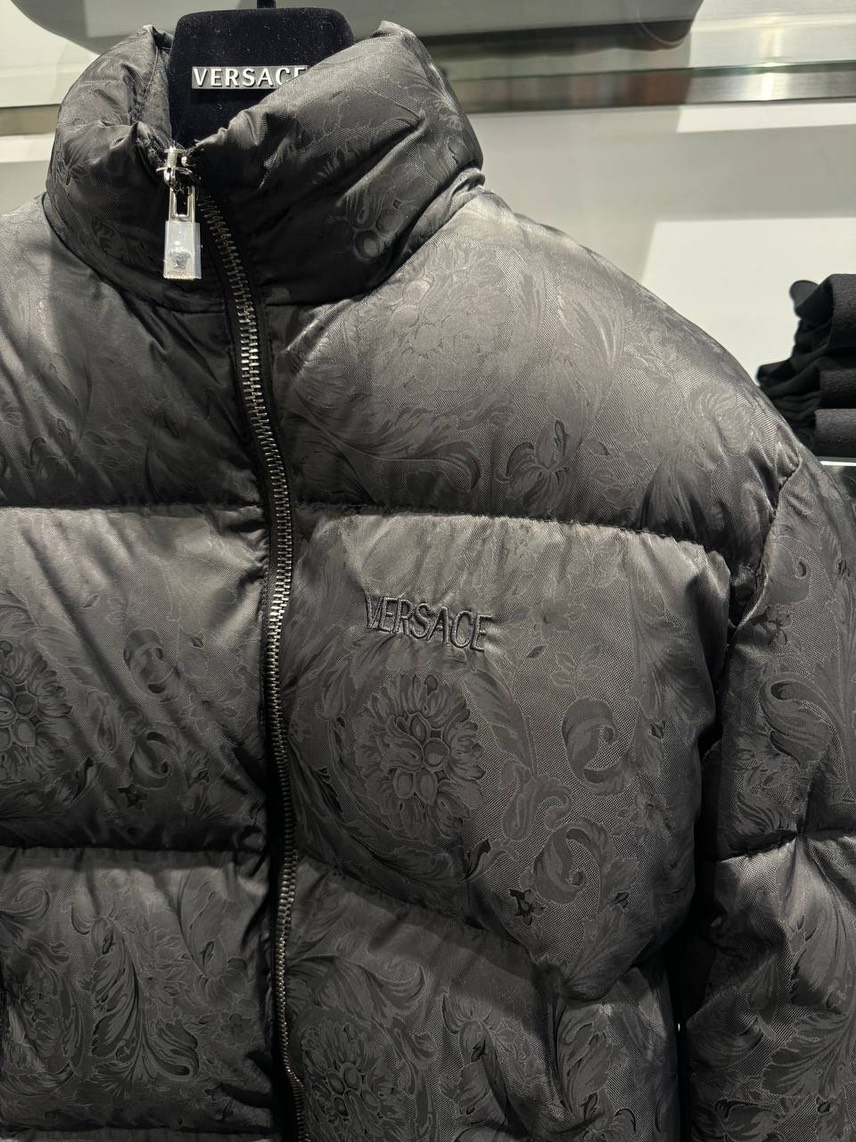 VERSACE Down jacket side view - Men's luxury Clothes