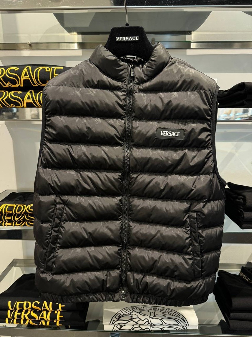 VERSACE Gilets front view - Men's luxury Clothes