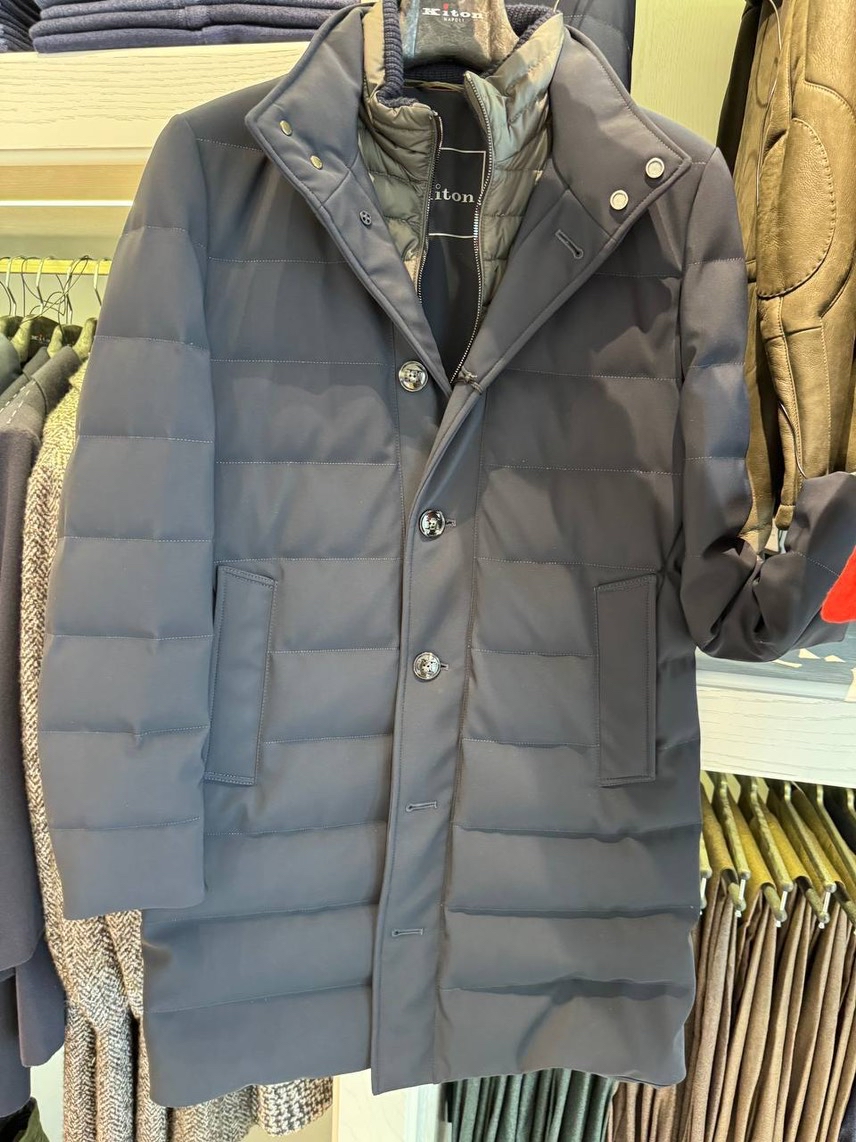 KITON Down jacket front view - Men's luxury Clothes