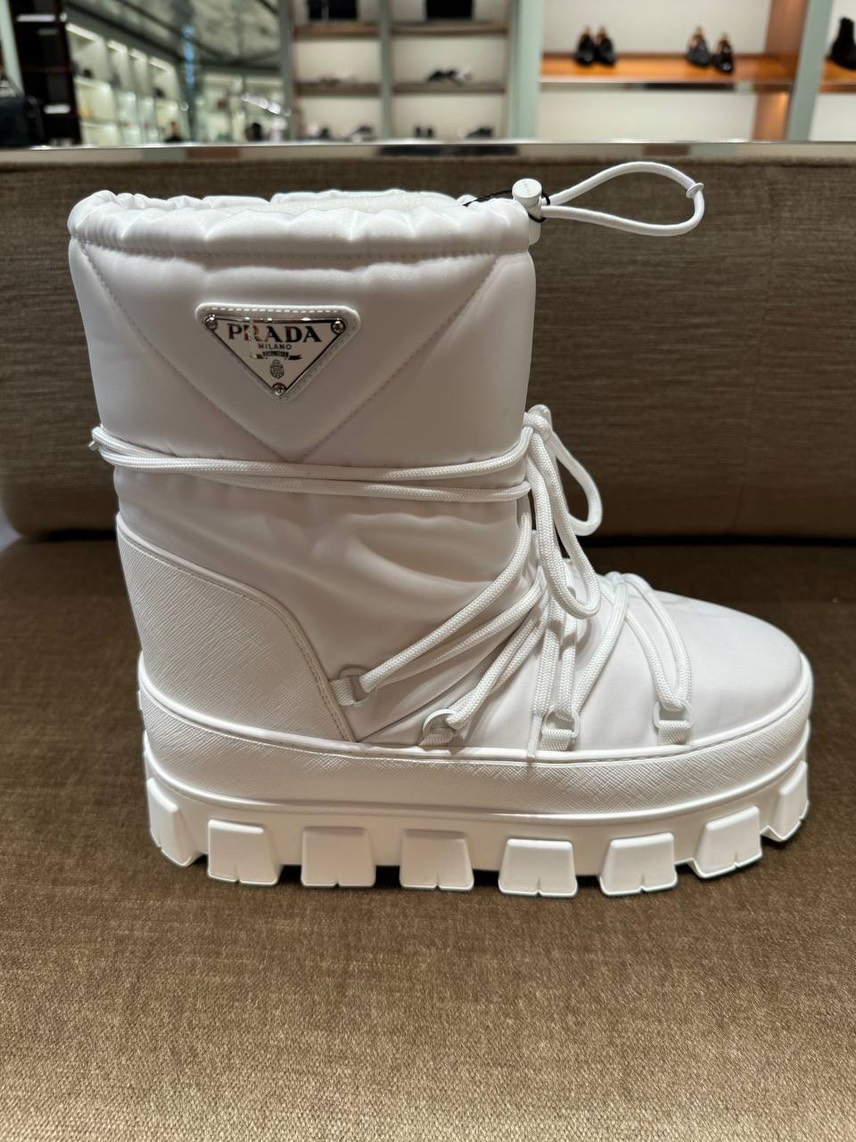 PRADA Boots front view - Men's luxury Shoes